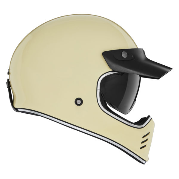 Casque de moto NOX PREMIUM seventy II Ivoire