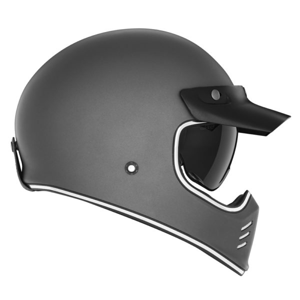Casque de moto NOX PREMIUM seventy II Titanium mat