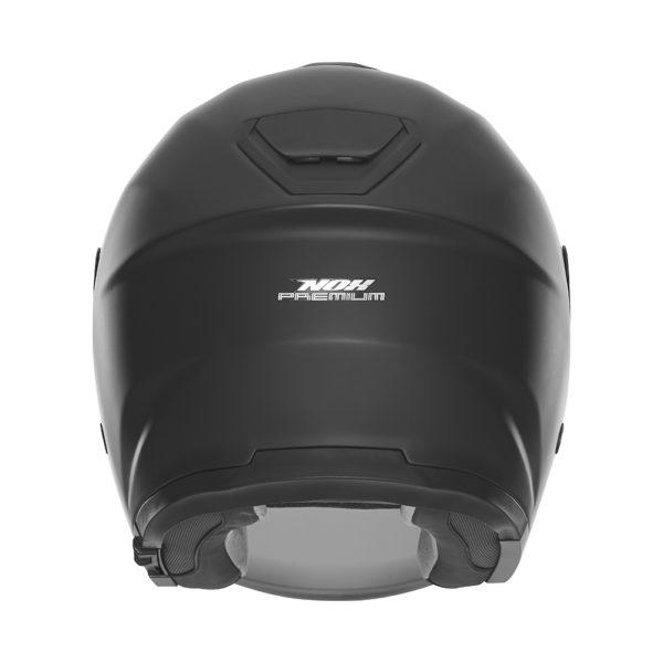 Casque jet de moto Nox Premium spy noir mat