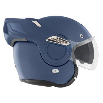 NOX PREMIUM Flip up helmet STRATOS matt metallic blue